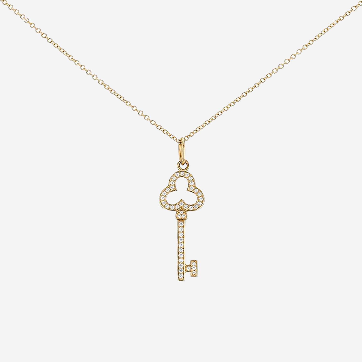 Tiffany 
Co  pendant in yellow gold and diamonds