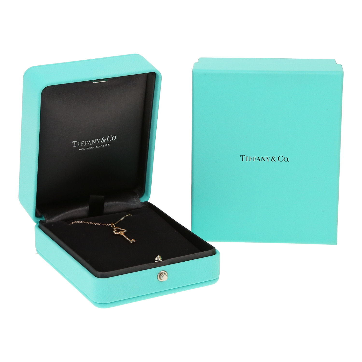 Pendentif Tiffany 
Co  en or jaune et diamants - Detail D2