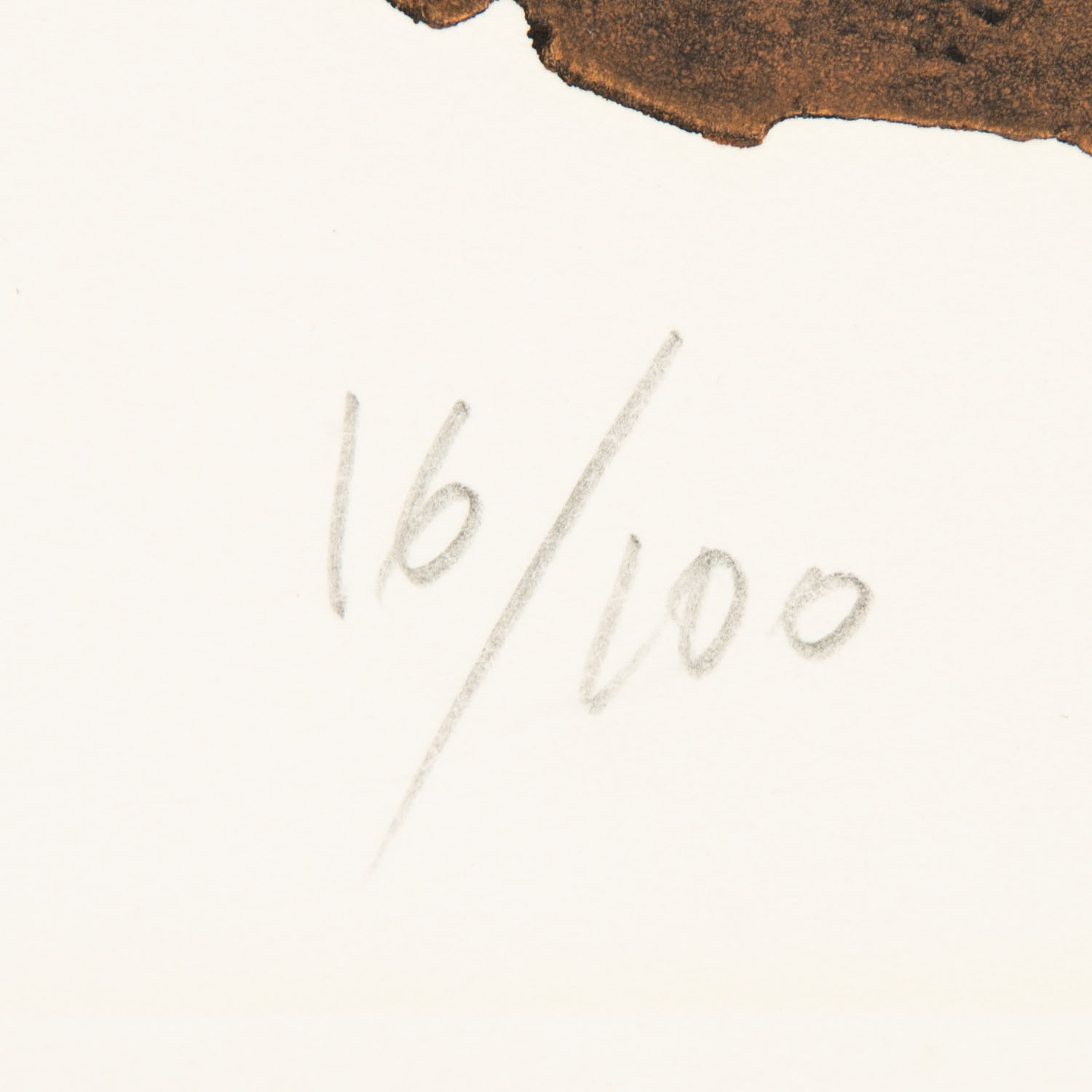Pierre Soulages (1919-2022), Eau-forte XVII - 1961 - Detail D3