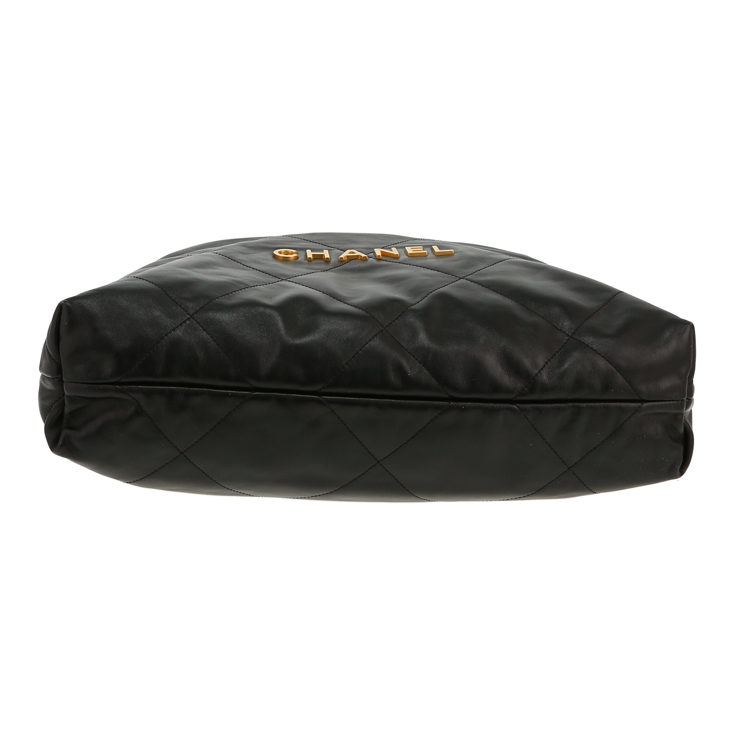 Shopping bag Chanel  22 in pelle nera - Detail D1