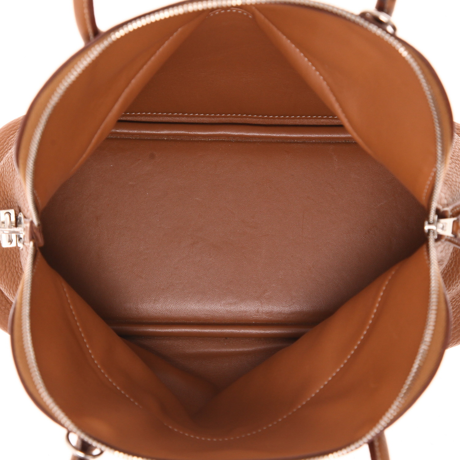 Sac à main Hermès  Bolide 30 cm en cuir togo gold - Detail D3