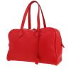 Borsa Hermès  Victoria in pelle togo rossa - 00pp thumbnail