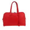 Bolso de mano Hermès  Victoria en cuero togo rojo - 360 thumbnail