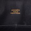 Hermès  Plume handbag  in navy blue box leather - Detail D2 thumbnail