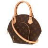 Bolso de mano Louis Vuitton  Ellipse en lona Monogram marrón y cuero natural - 00pp thumbnail