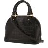 Bolso bandolera Louis Vuitton  Alma BB en cocodrilo negro - 00pp thumbnail