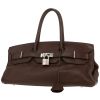 Borsa da spalla o a mano Hermès  Birkin Shoulder in pelle togo marrone - 00pp thumbnail