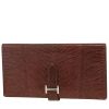 Hermès  Bearn wallet  in brown lizzard - 00pp thumbnail