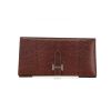 Hermès  Bearn wallet  in brown lizzard - 360 thumbnail