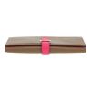 Hermès  Bearn wallet  in etoupe and pink Mysore leather - Detail D1 thumbnail