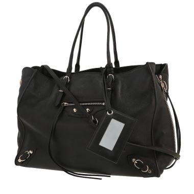 Sac bandoulière Balenciaga  Papier A3 en cuir noir