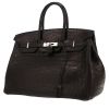 Bolso de mano Hermès  Birkin 35 cm en cocodrilo niloticus negro - 00pp thumbnail