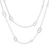 Hermès Farandole 80 long necklace in silver - 00pp thumbnail