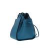 Loewe  Hammock small model  shoulder bag  in blue leather - Detail D6 thumbnail