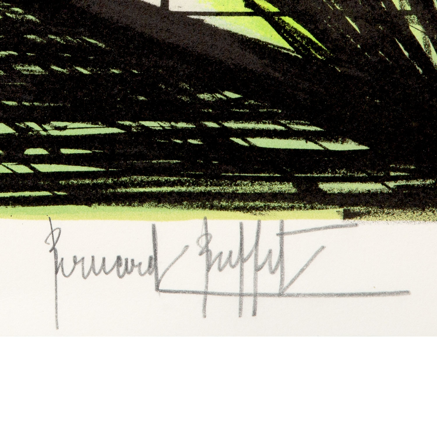 Bernard Buffet (1928-1999), Le petit pont - 1991