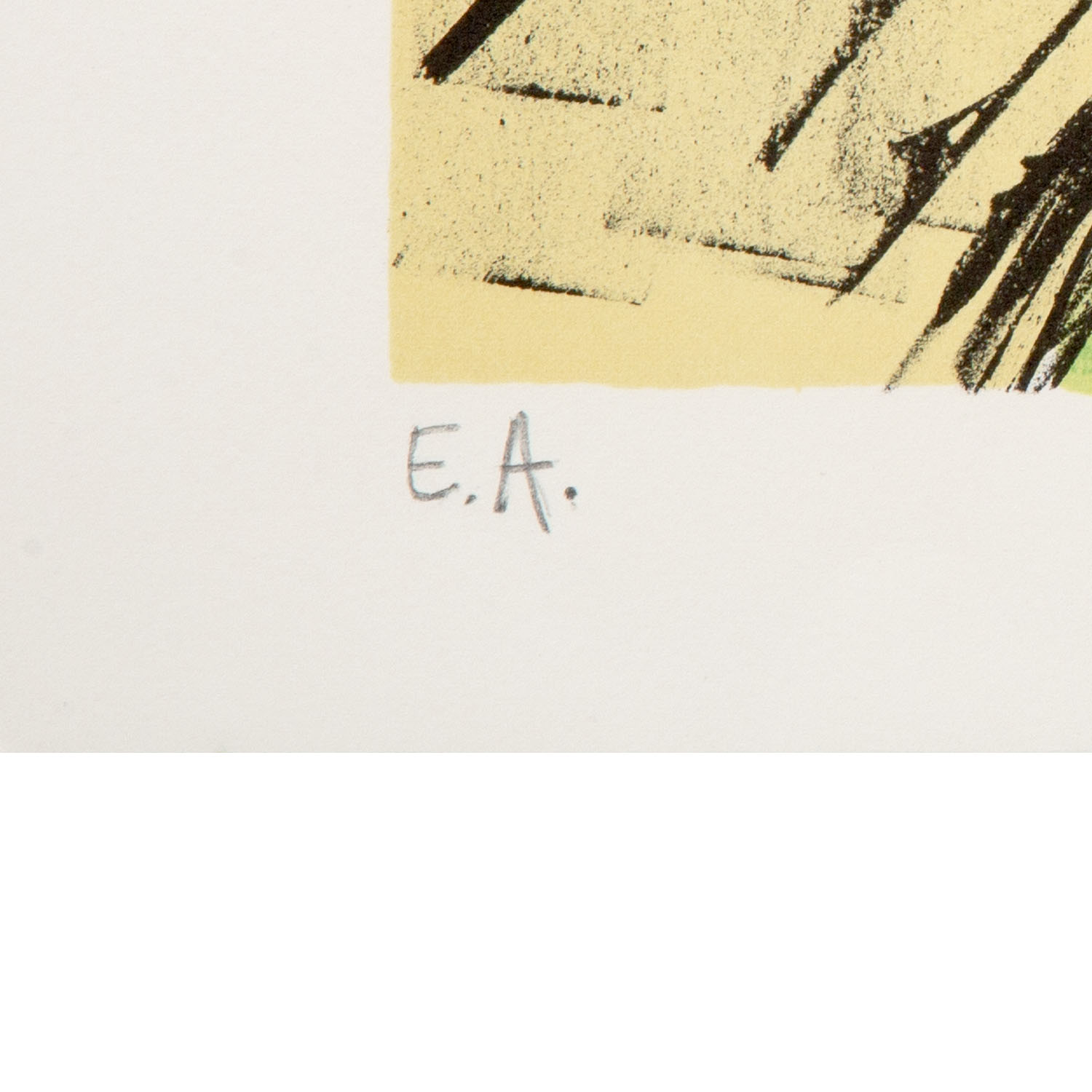 Bernard Buffet (1928-1999), Le petit pont - 1991 - Detail D3