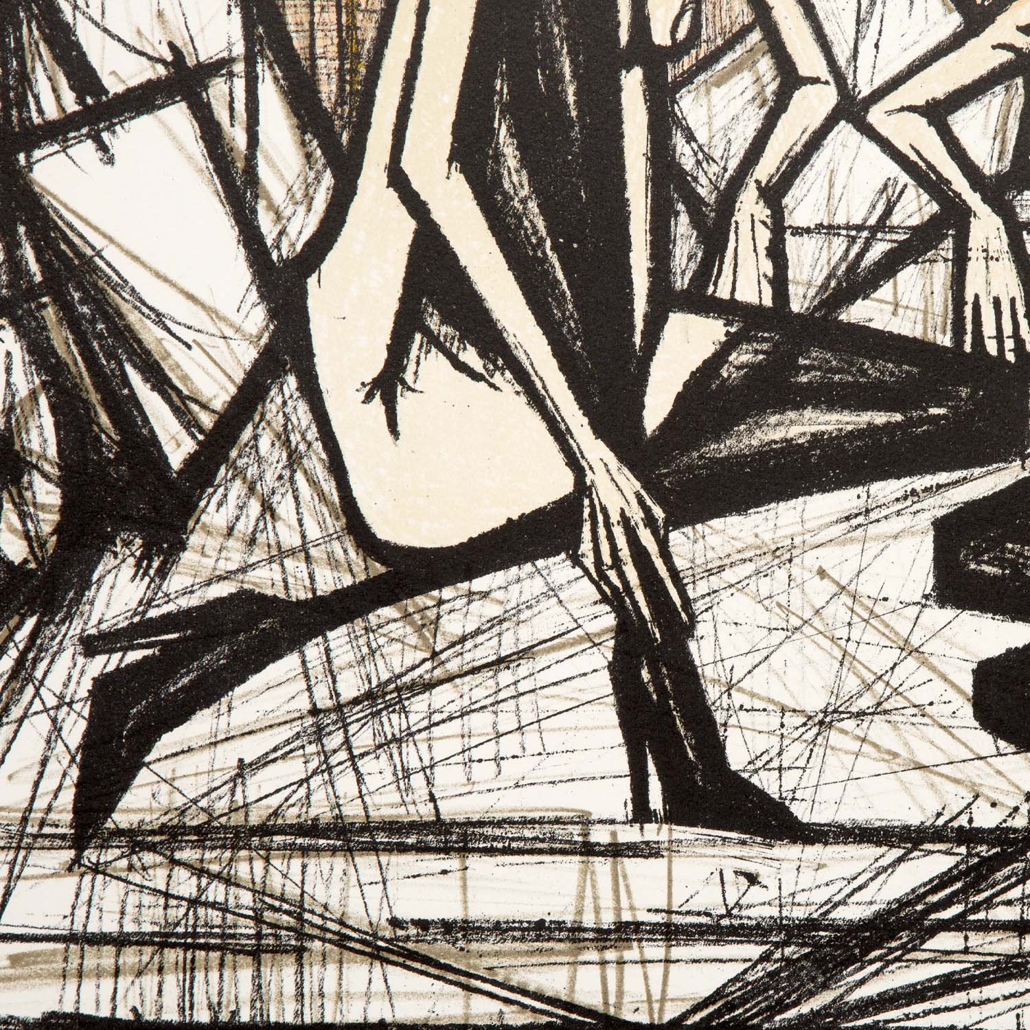 Bernard Buffet (1928-1999), Jeux de dames - 1970 - Detail D1