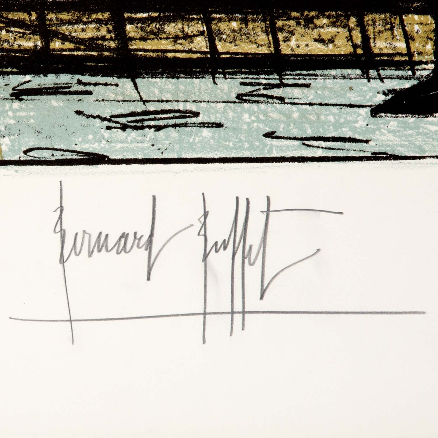 Bernard Buffet (1928-1999), Jeux de dames - 1970 - Detail D3