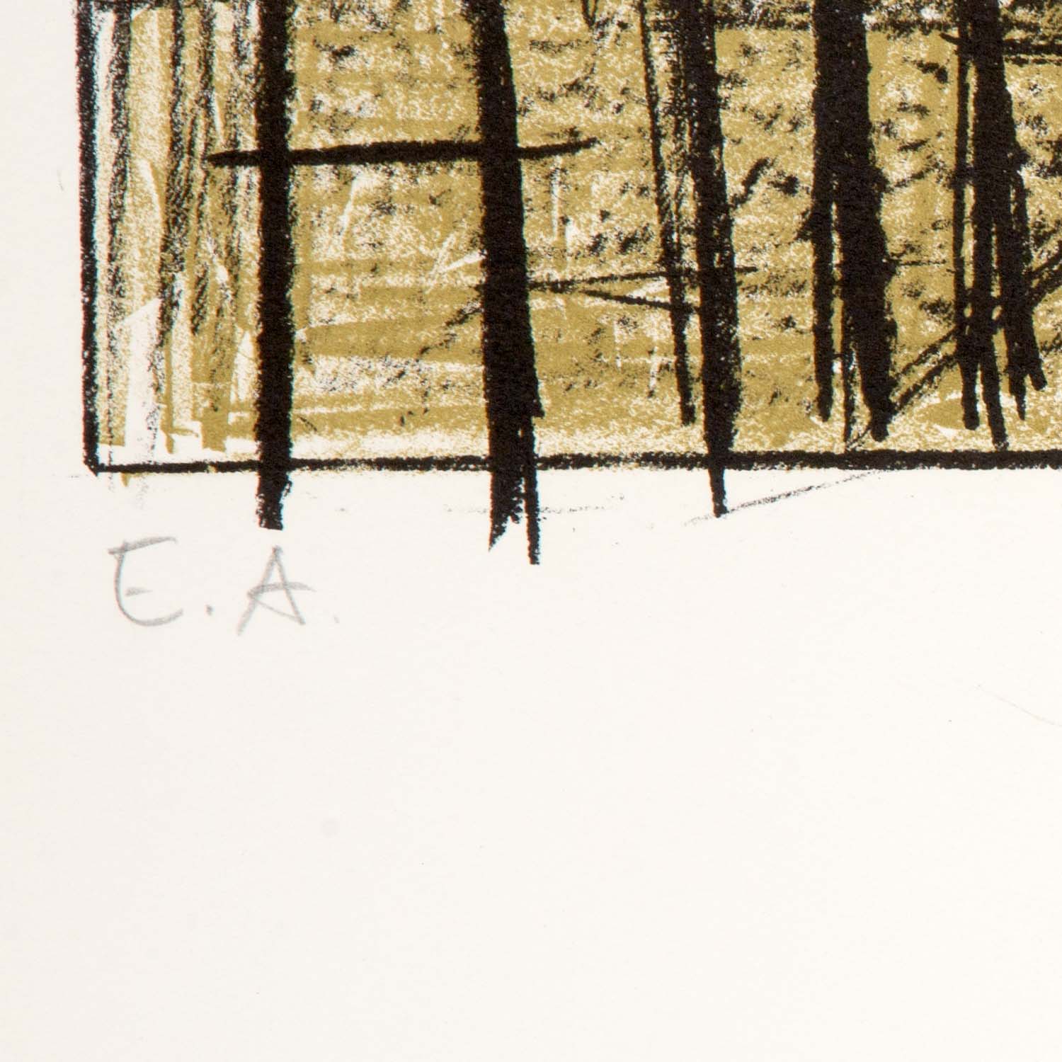 Bernard Buffet (1928-1999), Jeux de dames - 1970 - Detail D4