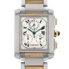 Cartier Tank Française Chrono  in gold and stainless steel Ref: Cartier - 2303  Circa 2000 - 00pp thumbnail