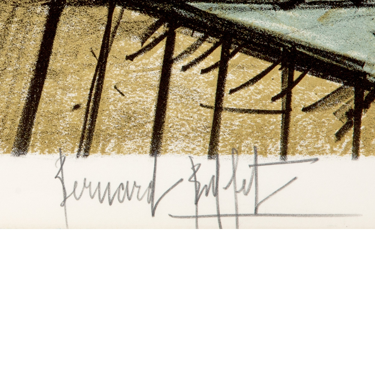 Bernard Buffet (1928-1999), Jeux de dames - 1970 - Detail D3