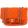 Chanel   shoulder bag  in orange quilted leather - 00pp thumbnail