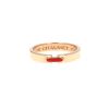 Anello Chaumet Liens Evidence in oro rosa e lacca - 360 thumbnail