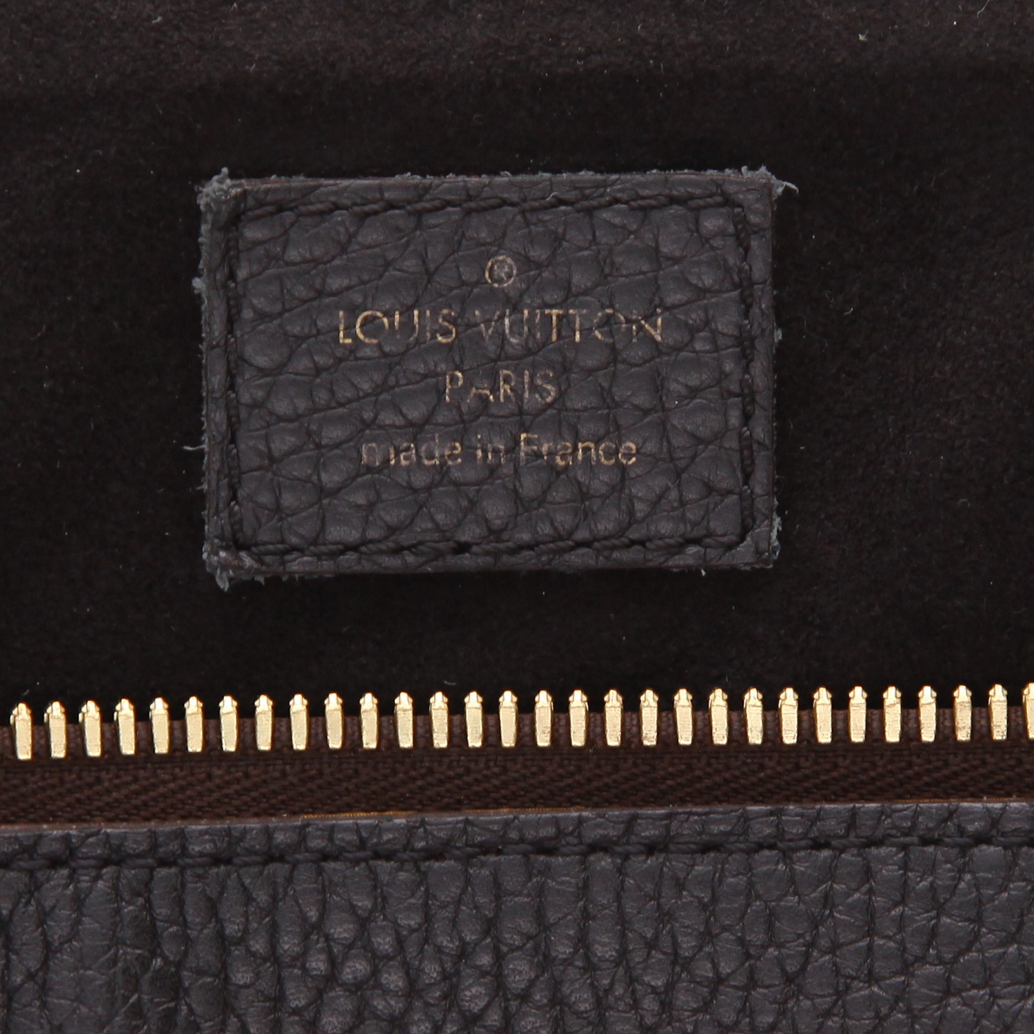 Borsa Louis Vuitton  Estrela in tela monogram marrone e pelle nera - Detail D2