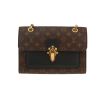 Borsa a tracolla Louis Vuitton  Victoire in tela monogram marrone e pelle nera - 360 thumbnail