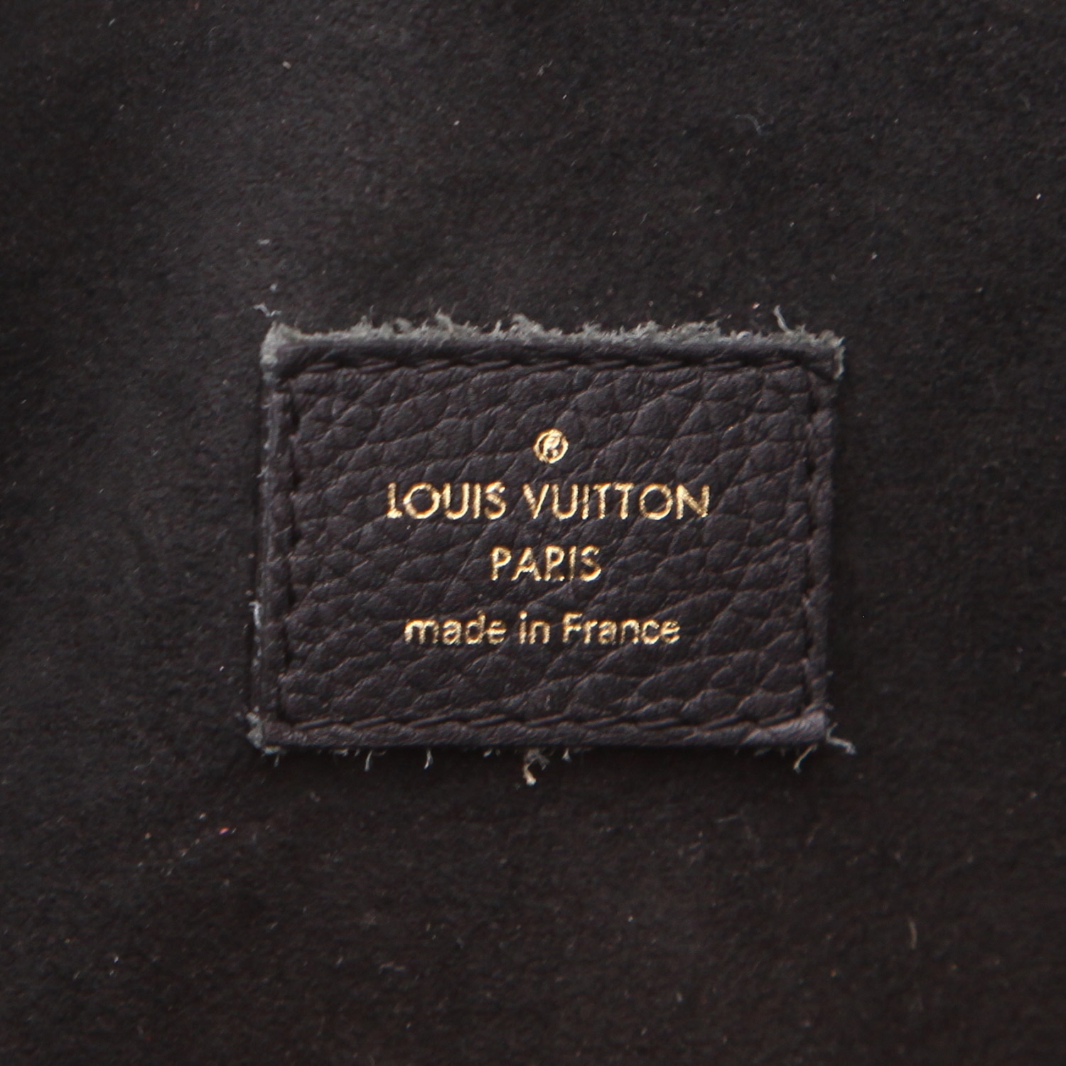 Sac bandoulière Louis Vuitton  Victoire en toile monogram marron et cuir noir - Detail D2