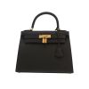Borsa Hermès  Kelly 28 cm in pelle Epsom nera - 360 thumbnail