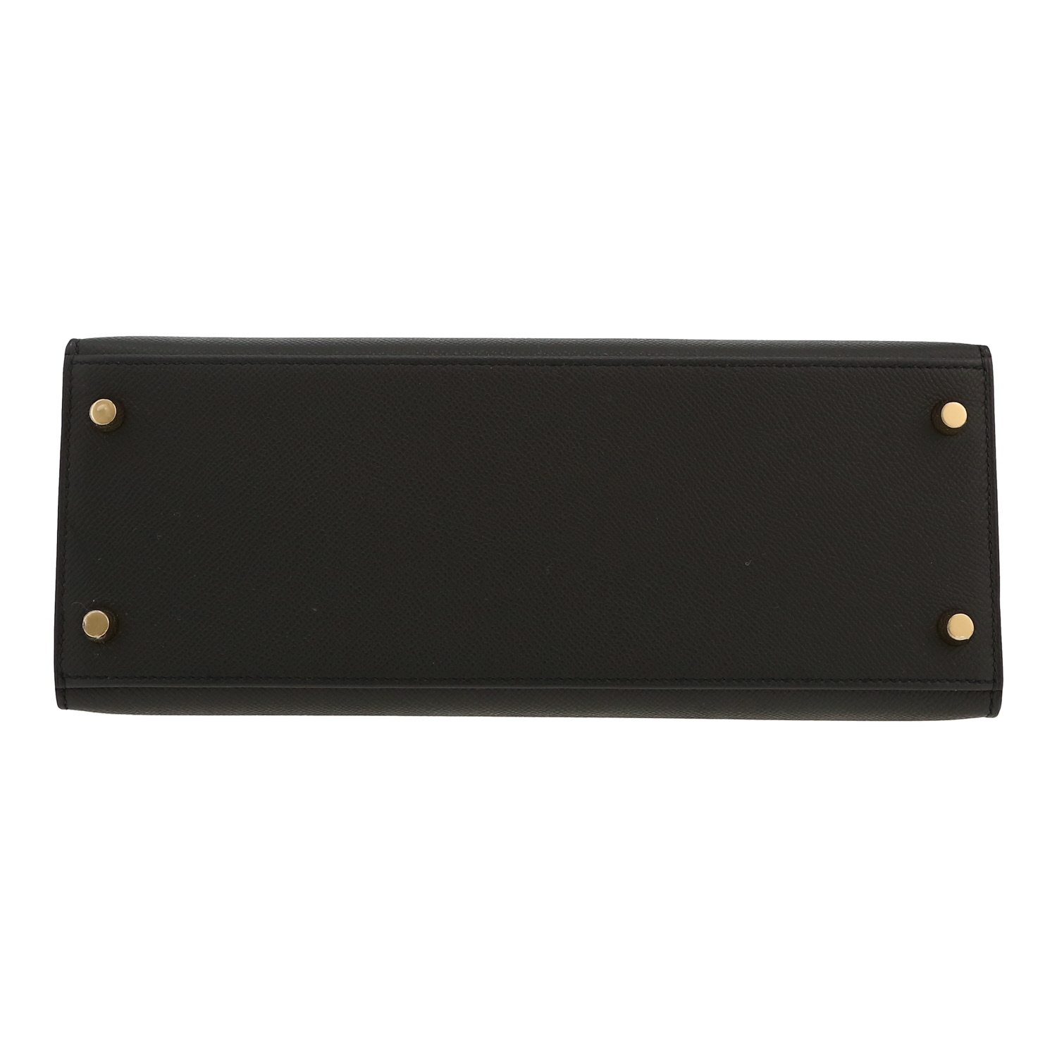 Borsa Hermès  Kelly 28 cm in pelle Epsom nera - Detail D1