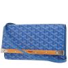 Bolso/bolsito Goyard  Monte Carlo en tela Goyardine azul y cuero azul - 00pp thumbnail