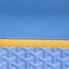 Goyard  Monte Carlo handbag/clutch  in blue Goyard canvas  and blue leather - Detail D2 thumbnail