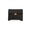 Hermès  Clic 16 shoulder bag  in black Mysore leather - 360 thumbnail