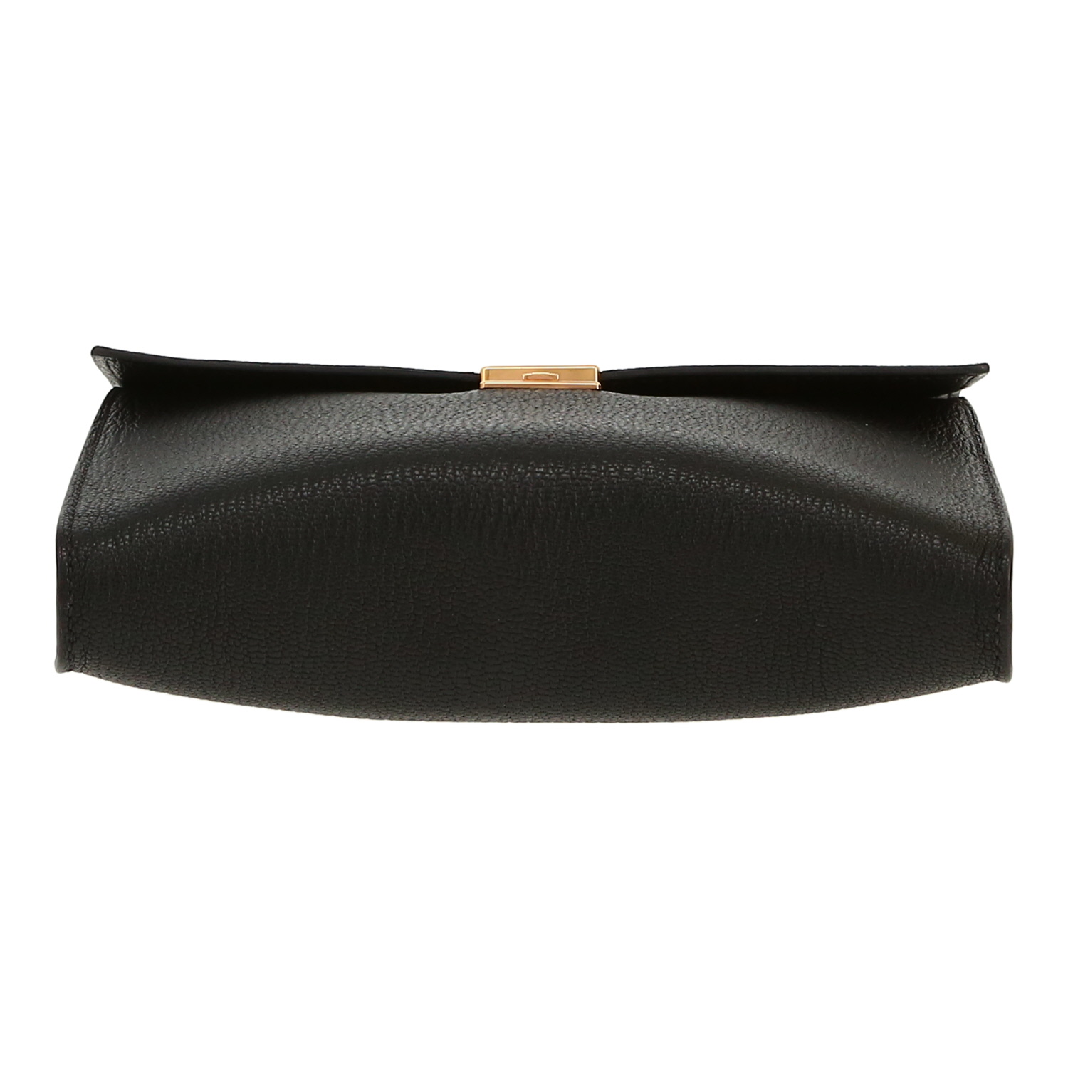 Sac bandoulière Hermès  Clic 16 en cuir Mysore noir - Detail D1