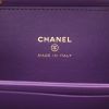 Chanel  Vanity shoulder bag  in purple quilted leather - Detail D2 thumbnail