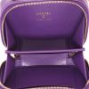 Chanel  Vanity shoulder bag  in purple quilted leather - Detail D3 thumbnail