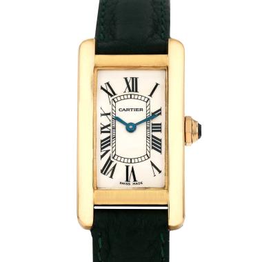 Reloj Cartier Tank Américaine de oro amarillo Ref: Cartier - 2482  Circa 2000