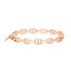 Hald-rigid Hermès Chaîne d'Ancre enchainée bracelet in pink gold - 00pp thumbnail