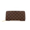 Louis Vuitton  Zippy wallet  in ebene damier canvas - 360 thumbnail