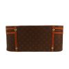 Louis Vuitton  Stratos suitcase  in brown monogram canvas  and natural leather - Detail D1 thumbnail