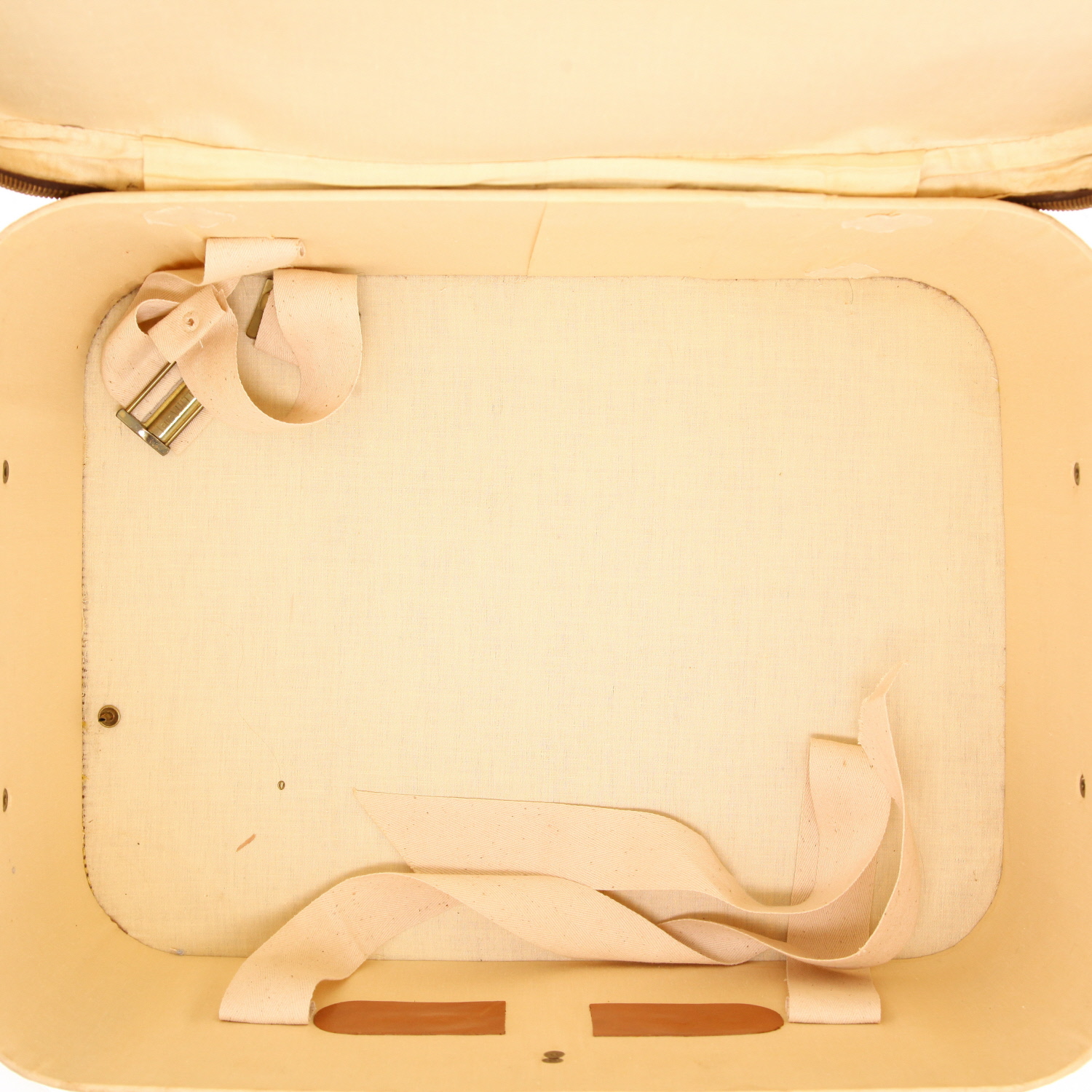 Valise Louis Vuitton Stratos en toile monogram marron et cuir naturel - Detail D3