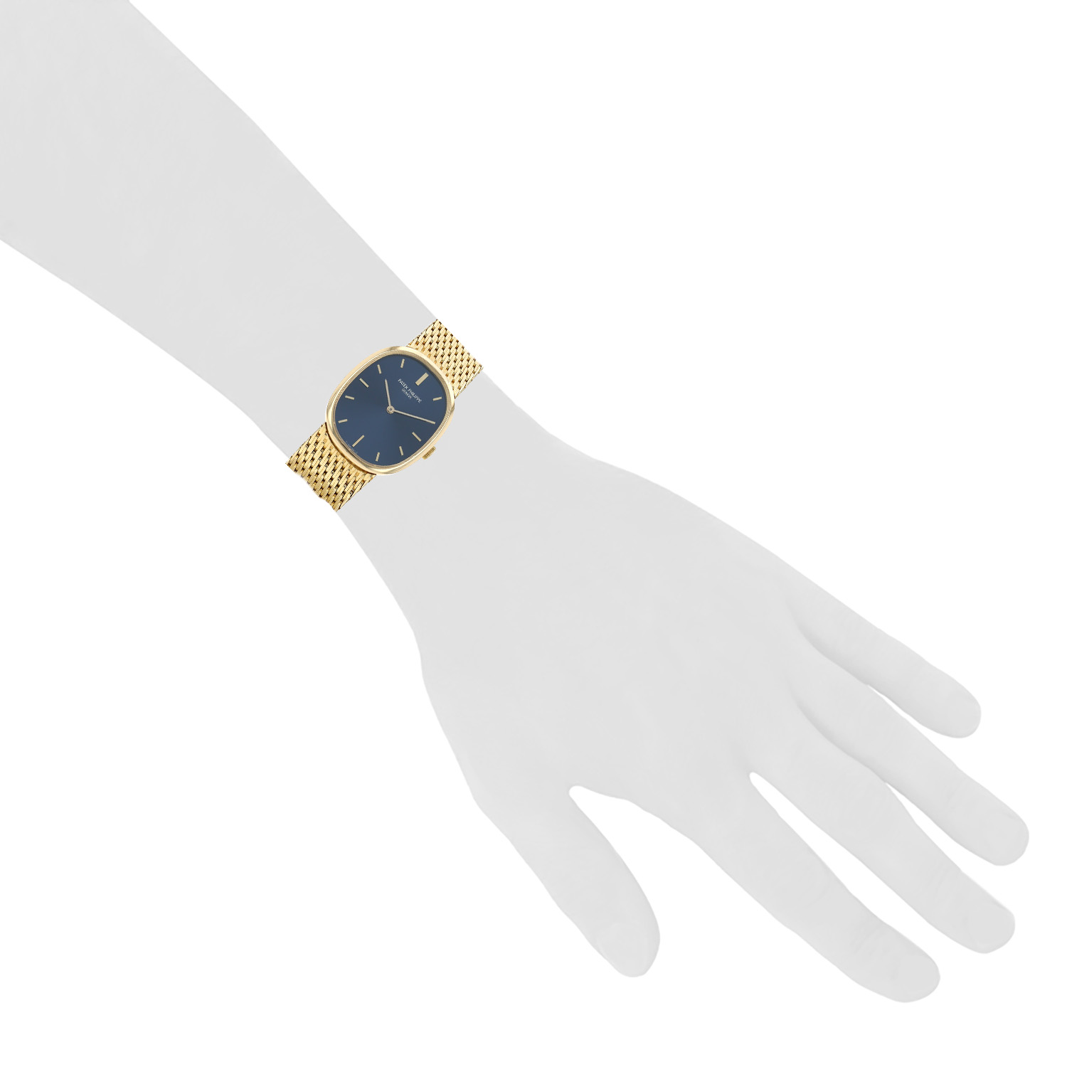 Patek Philippe Ellipse  in yellow gold Ref: Patek Philippe - 35481  Circa 1970 - Detail D1