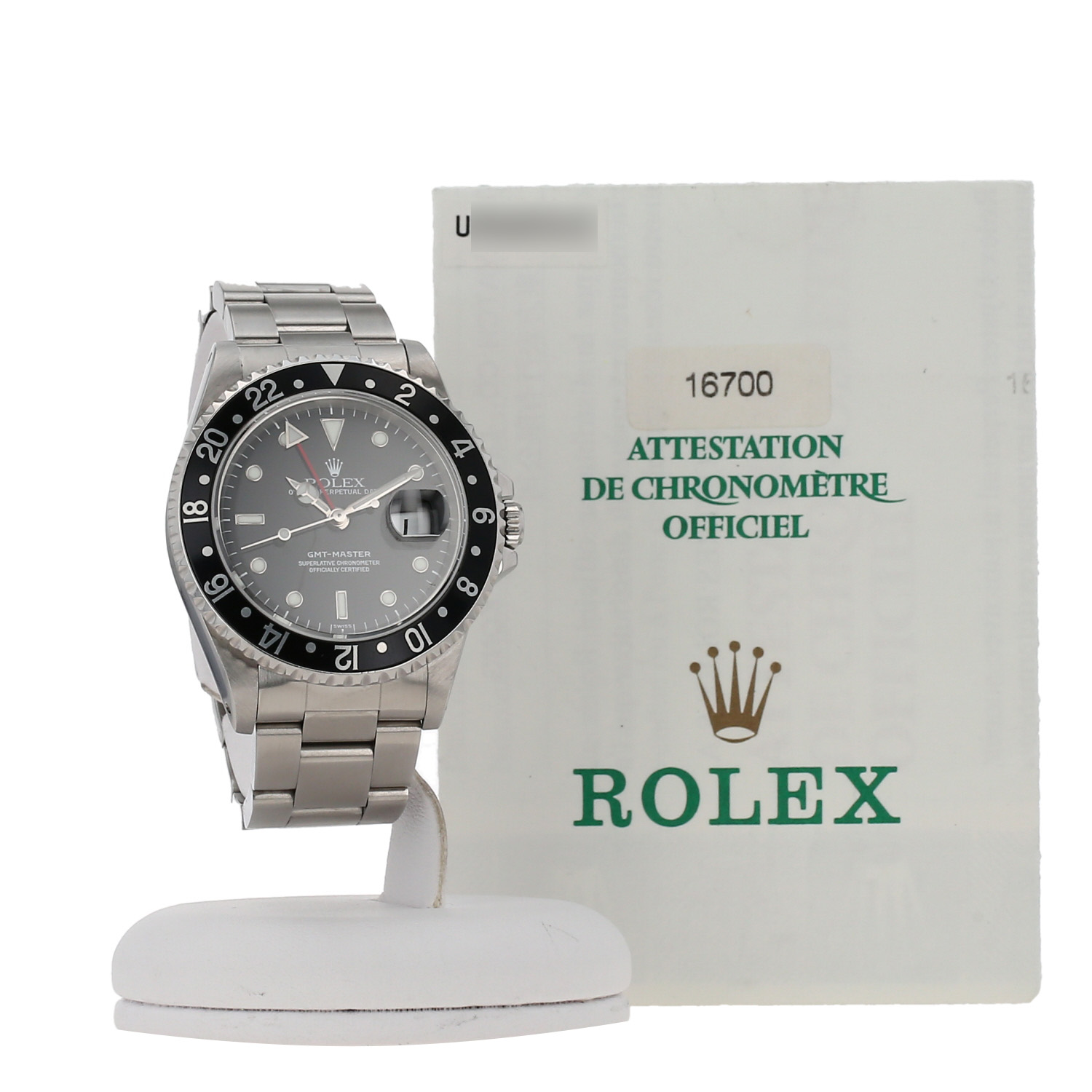 Rolex GMT-Master  in stainless steel Ref: Rolex - 16700  Circa 1997
