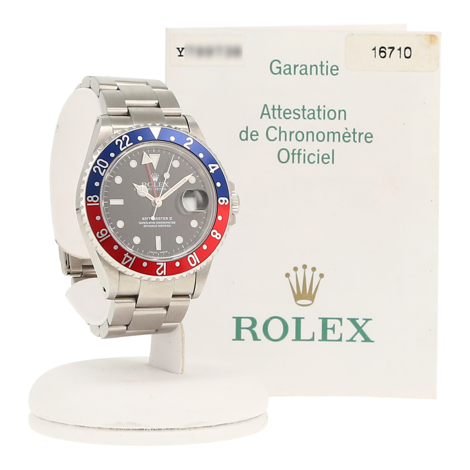Reloj Rolex GMT-Master II de acero Ref: Rolex - 16710  Circa 2002 - Detail D2