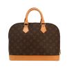 Borsa Louis Vuitton  Alma modello medio  in tela monogram marrone e pelle naturale - Detail D4 thumbnail