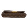 Borsa a tracolla Louis Vuitton  Favorite in tela monogram marrone e pelle naturale - Detail D1 thumbnail