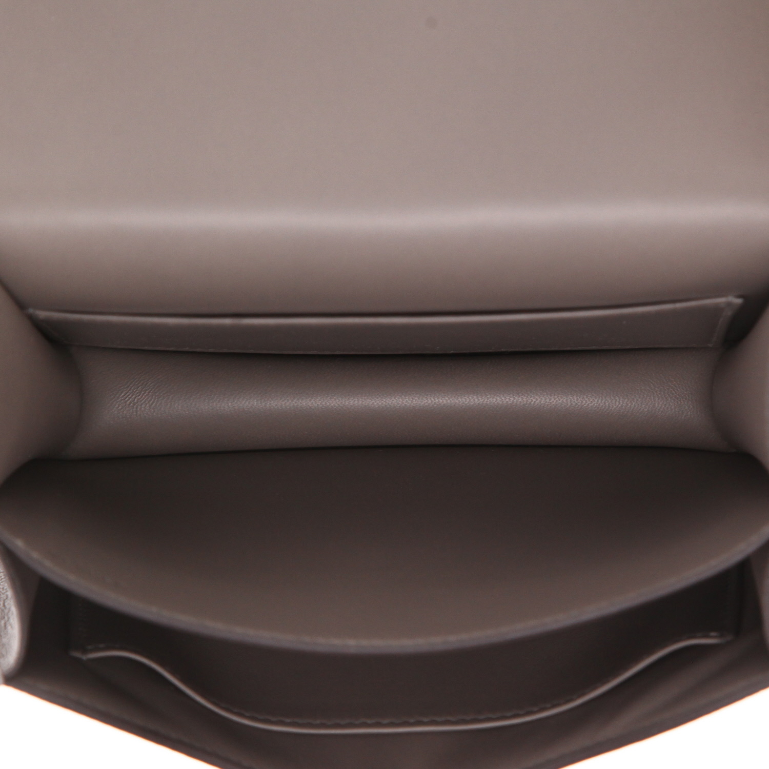 Hermès  Constance shoulder bag  in grey epsom leather - Detail D3