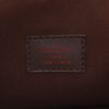 Louis Vuitton  Messenger shoulder bag  in ebene damier canvas  and brown leather - Detail D2 thumbnail